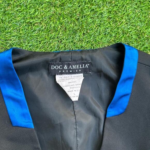 Doc & Amelia Premier Vest with Blue Trim - Picture 2 of 5